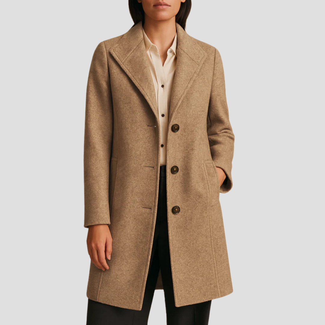 Ismay | Mid-Length Lapel Coat