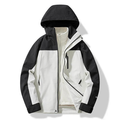 Adam | Men’s Winter Hooded Ski Zip Up Jacket